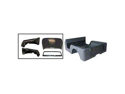 Body Tub Kit (76-83 Jeep CJ5; 1979 Jeep CJ7)