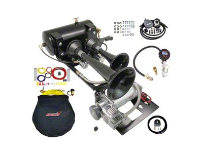 Model 202 Dual Air Horn Kit (97-06 Jeep Wrangler TJ)