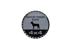 Boston Terrier Rated Badge (Universal; Some Adaptation May Be Required)