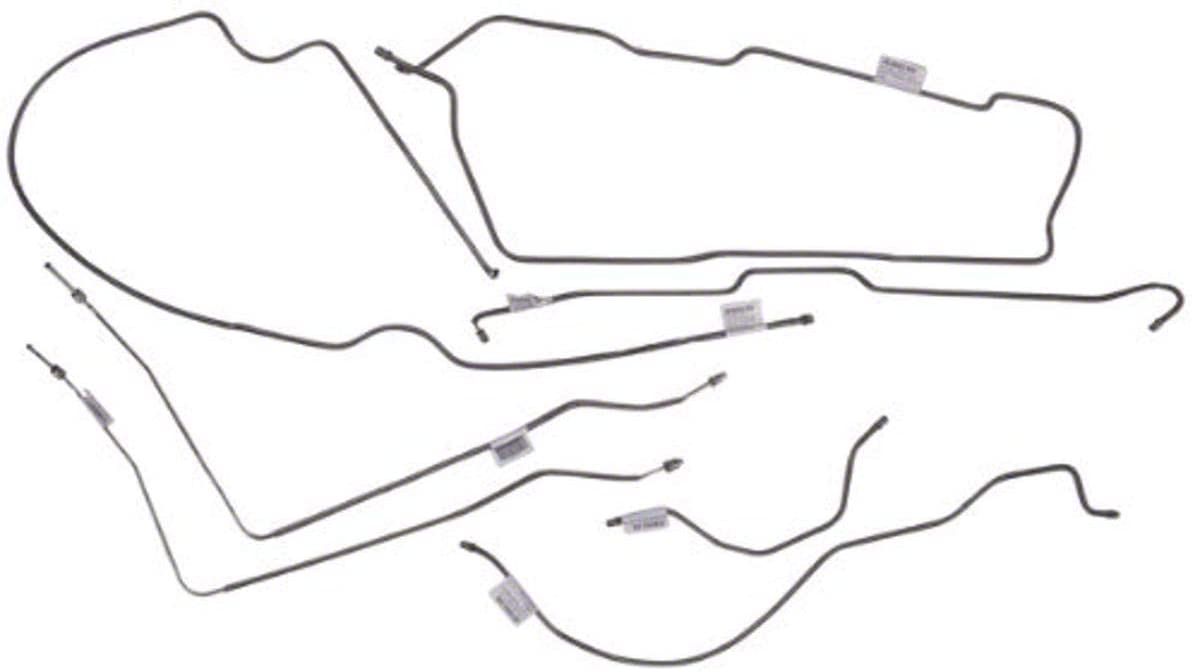 Jeep Wrangler Brake Hydraulic Line Kit (7780 Jeep CJ7) Free Shipping