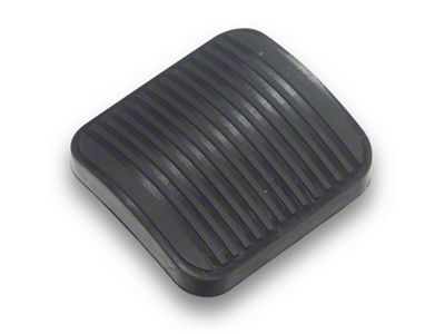 Brake Pedal Pad; Manual Transmission Clutch or Brake Pedal (87-18 Jeep Wrangler YJ, TJ & JK w/ Manual Transmission)