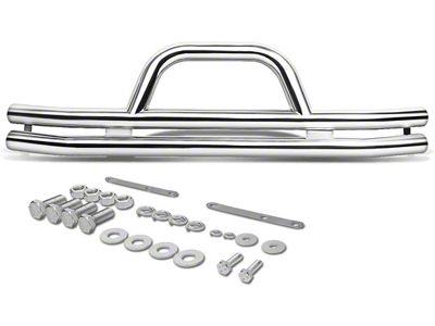 Bumper Guard; Front;Tubular; Chrome (87-06 Jeep Wrangler YJ & TJ)