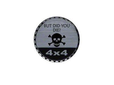 BUT DID YOU DIE Rated Badge (Universal; Some Adaptation May Be Required)
