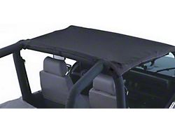 California Brief Soft Top; Black (76-86 Jeep CJ7)