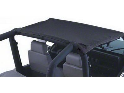 California Brief Soft Top; Black (76-86 Jeep CJ7)