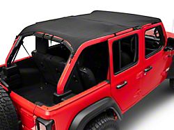 California Brief Soft Top; Black Diamond (18-24 Jeep Wrangler JL 4-Door)