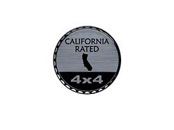 California Rated Badge (Universal; Some Adaptation May Be Required)