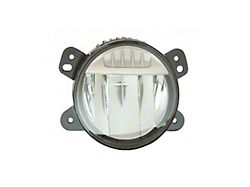 CAPA Replacement LED Fog Light; 4-Tab Bracket (17-25 Jeep Wrangler JK & JL)