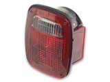 CAPA Replacement Tail Light; Driver Side (91-06 Jeep Wrangler YJ & TJ)