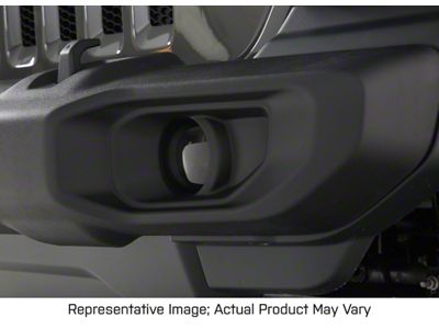 Fog Light Covers; Carbon Fiber Look (18-25 Jeep Wrangler JL Rubicon, Sahara)