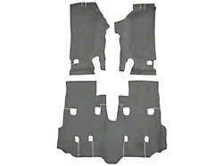 Cargo Area Cutpile Molded Carpet; Black (07-10 Jeep Wrangler JK 4-Door)