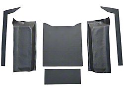 Cargo Area Molded Vinyl Flooring; Black (76-86 Jeep CJ7)