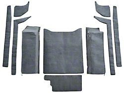 ACC Cargo Area Molded Vinyl Flooring; Black (87-95 Jeep Wrangler YJ)