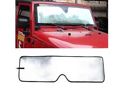 Cargo Cover Trunk Cover; Black (07-18 Jeep Wrangler JK)