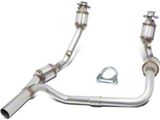 Catalytic Converter Y-Pipe (07-09 3.8L Jeep Wrangler JK)