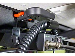 CB Radio Mount; Black (07-18 Jeep Wrangler JK)
