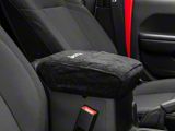 Center Console Cover with Jeep Logo; Black (18-25 Jeep Wrangler JL)