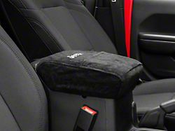 Center Console Cover with Jeep Logo; Black (18-25 Jeep Wrangler JL)