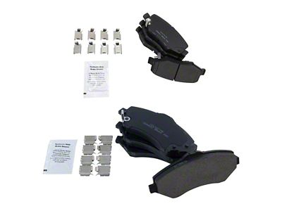 Ceramic Brake Pads; Front and Rear (07-18 Jeep Wrangler JK)