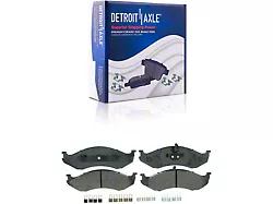 Ceramic Brake Pads; Front Pair (90-06 Jeep Wrangler YJ & TJ)