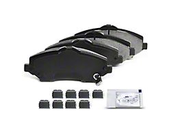 Ceramic Brake Pads with Pad Wear Sensor; Front Pair (07-18 Jeep Wrangler JK)