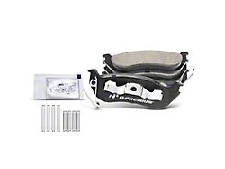 Ceramic Brake Pads with Pad Wear Sensor; Rear Pair (03-06 Jeep Wrangler TJ w/ Rear Disc Brakes)