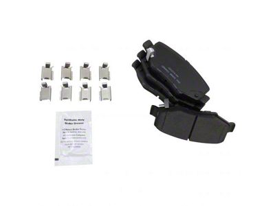 Ceramic Brake Pads; Rear Pair (07-18 Jeep Wrangler JK)