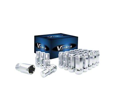 Chrome Acorn Lug Nuts; M14x1.5; Set of 20 (18-25 Jeep Wrangler JL)