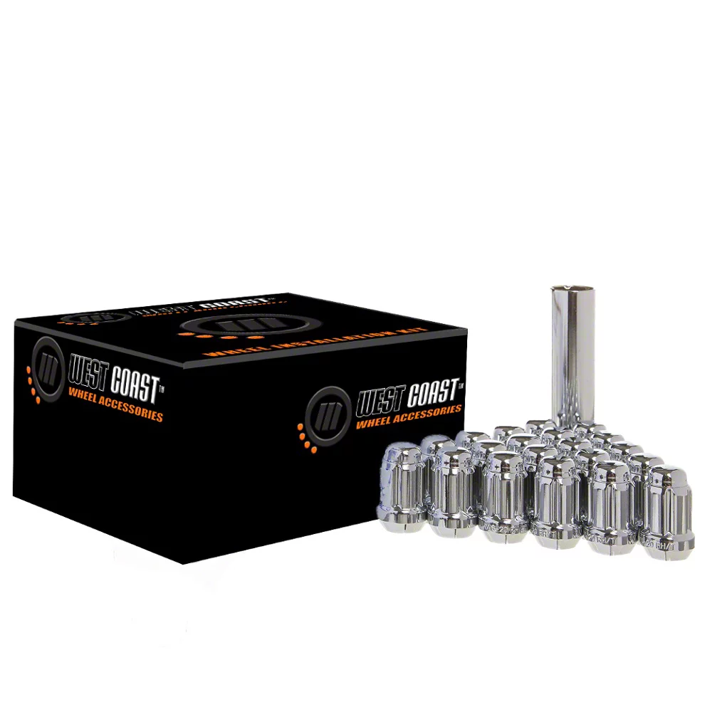 Rugged Ridge Jeep Wrangler Black Acorn Lug Nut Kit - 1/2 In. X 20 16715 - Foto 9