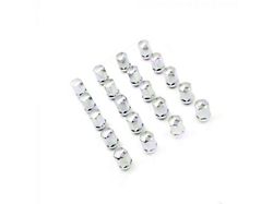 Chrome Factory Style Lug Nut Kit; 1/2-Inch; Set of 20 (87-18 Jeep Wrangler YJ, TJ & JK)