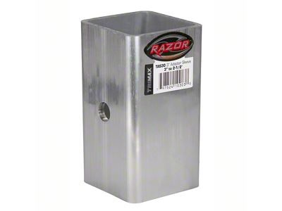 Class V Receiver Hitch Adapter Sleeve; 3 to 2-1/2-Inch (Universal; Some Adaptation May Be Required)