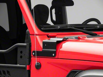 Cube Light Post Mounting Brackets (18-25 Jeep Wrangler JL, Excluding 4xe)