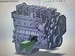 Cummins 12 Valve 6BT Universal Mount Kit; Cut to Fit (Universal; Some Adaptation May Be Required)