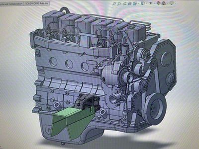 Cummins 12 Valve 6BT Universal Mount Kit; Cut to Fit (Universal; Some Adaptation May Be Required)