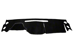 Custom Fit Dash Cover; Carpet Black (07-10 Jeep Wrangler JK)