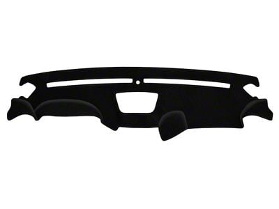 Custom Fit Dash Cover; Carpet Black (11-14 Jeep Wrangler JK w/ Automatic Headlight Sensor)