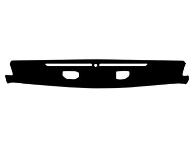 Custom Fit Dash Cover; Carpet Charcoal (24-25 Jeep Wrangler JL 4xe)