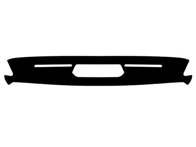 Custom Fit Dash Cover; Carpet Grey (18-23 Jeep Wrangler JL w/o Automatic Headlight Sensor)