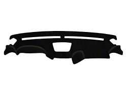 Custom Fit Dash Cover; Dashtex Black (11-14 Jeep Wrangler JK w/o Automatic Headlight Sensor)