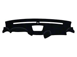 Custom Fit Dash Cover; Dashtex Black (15-18 Jeep Wrangler JK w/ Automatic Headlight Sensor)