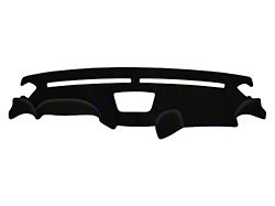 Custom Fit Dash Cover; Dashtex Charcoal (11-14 Jeep Wrangler JK w/o Automatic Headlight Sensor)
