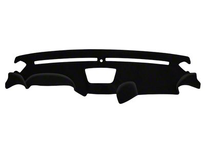 Custom Fit Dash Cover; Dashtex Charcoal (11-14 Jeep Wrangler JK w/ Automatic Headlight Sensor)