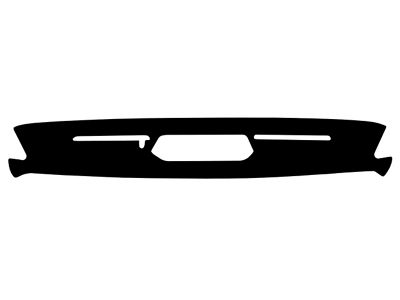 Custom Fit Dash Cover; Dashtex Grey (18-23 Jeep Wrangler JL w/ Automatic Headlight Sensor)