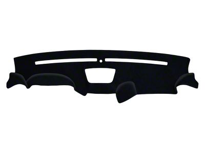 Custom Fit Dash Cover; Sedona Suede Charcoal (15-18 Jeep Wrangler JK w/ Automatic Headlight Sensor)