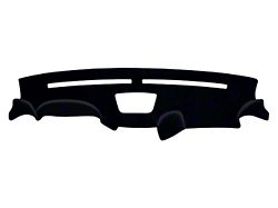 Custom Fit Dash Cover; Velour Vanilla (15-18 Jeep Wrangler JK w/o Automatic Headlight Sensor)