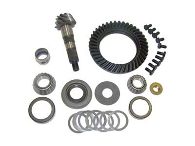 Dana 30 Front Axle Ring and Pinion Gear Kit; 4.10 Gear Ratio (00-06 Jeep Wrangler TJ, Excluding Rubicon)