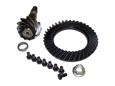 Dana 35 Rear Axle Ring and Pinion Gear Kit; 3.55 Gear Ratio (87-94 Jeep Wrangler YJ & TJ)