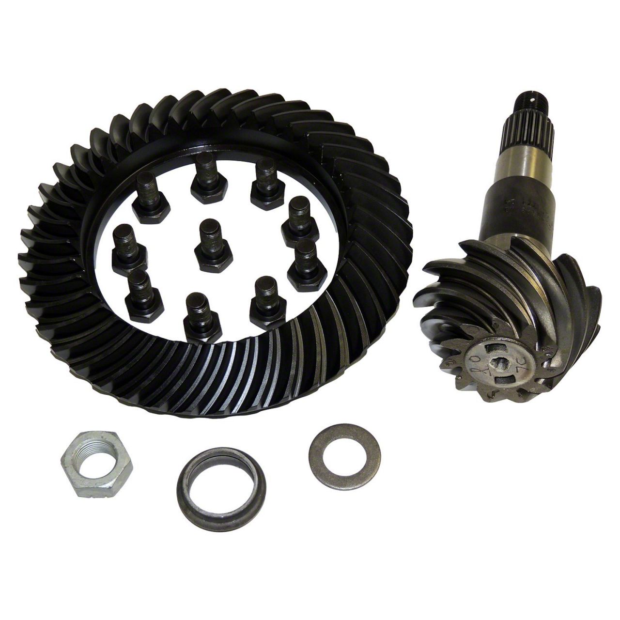 Dana 44 Rear Axle Ring and Pinion Gear Kit 3.73 Gear Ratio 08 18 Jeep Wrangler JK