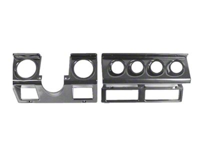 Dash Panel with Black Premier Elite Series Gauges; Carbon Fiber (87-95 Jeep Wrangler YJ)