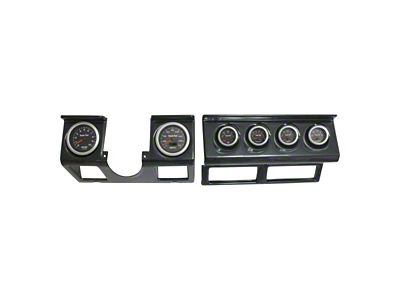 Dash Panel with Concourse Series Black Electric Gauges; Carbon Fiber (87-95 Jeep Wrangler YJ)